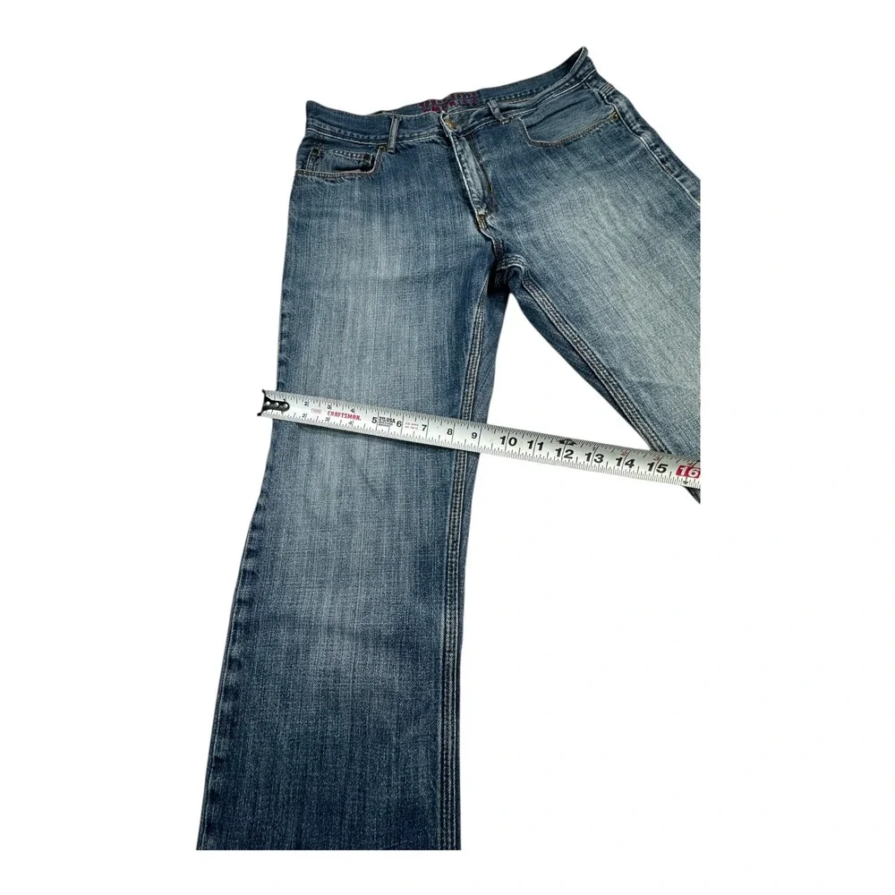 Perry Ellis America‎ Mens Blue Straight Leg Denim Jeans Size 31x30